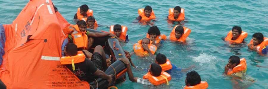 Inflatable Life Raft  900x300