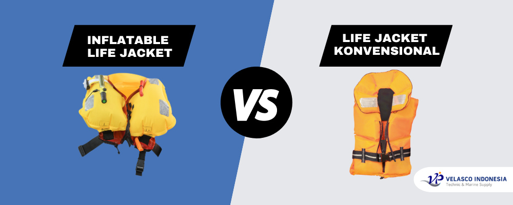 Perbandingan Inflatable Life Jacket dengan Life Jacket Konvensional velasco indonesia
