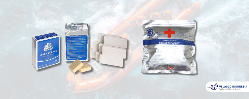 Jual Emergency Food Drink serta First Aid Kit Kapal
