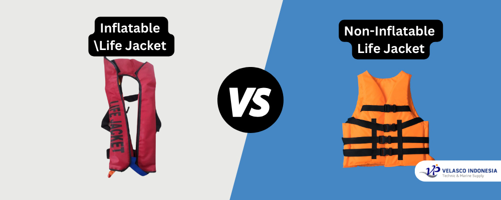 Perbedaan Inflatable Life Jacket dan Non Inflatable Life Jacket