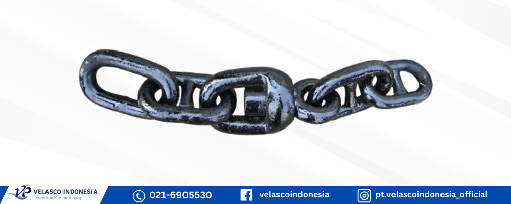 Bagian Bagian Swivel Piece pada Rantai Jangkar Kapal