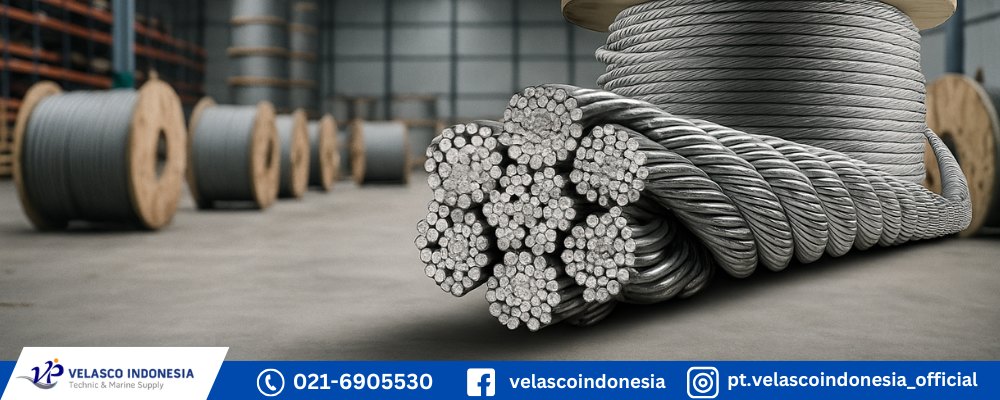 Supplier Wire Rope 6x36 IWRC Galvanis