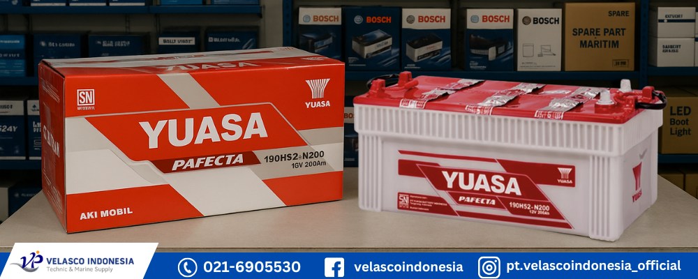Jual Aki Basah Kapal Yuasa 200 Ampere