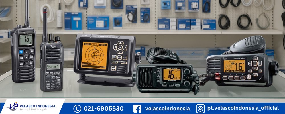 Supplier Alat Komunikasi Kapal ICOM Terlengkap