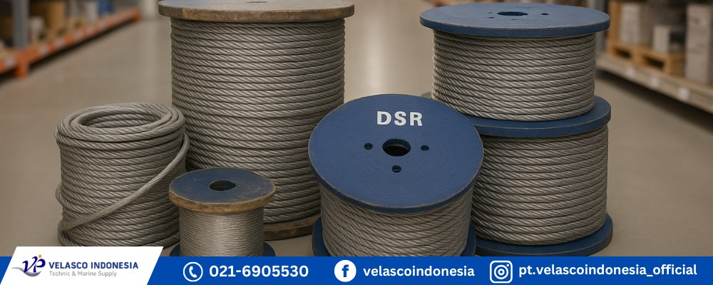 Jual Wire Rope DSR Asli dan Bersertifikat