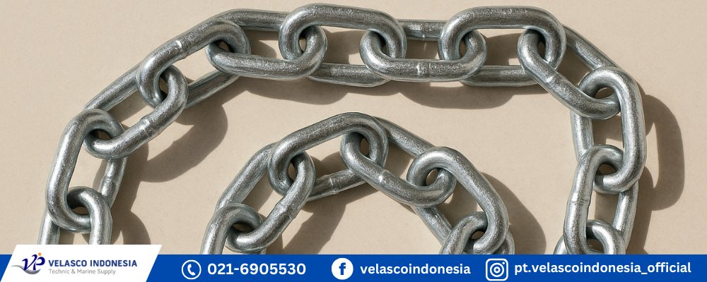 Jual Rantai Galvanis Kapal Ukuran 16 mm Berkualitas