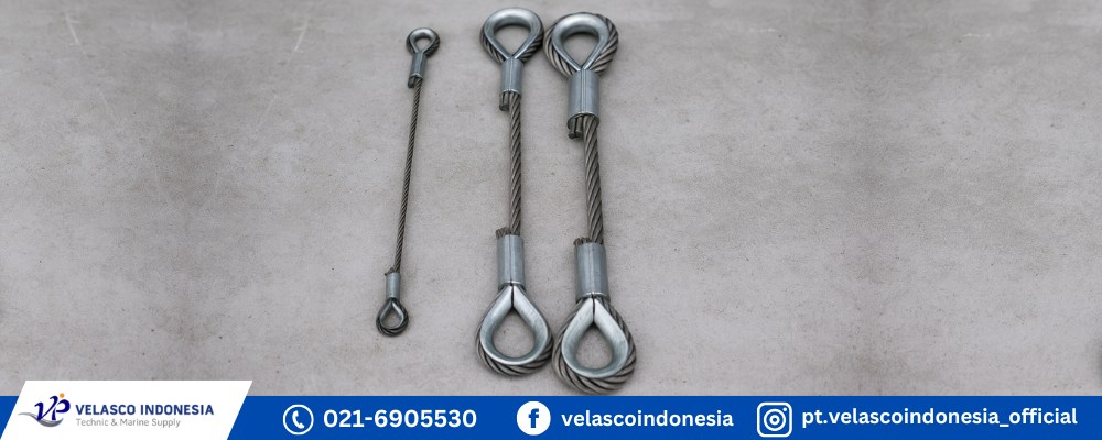 Jual Wire Rope Sling Thimble Eye Berkualitas