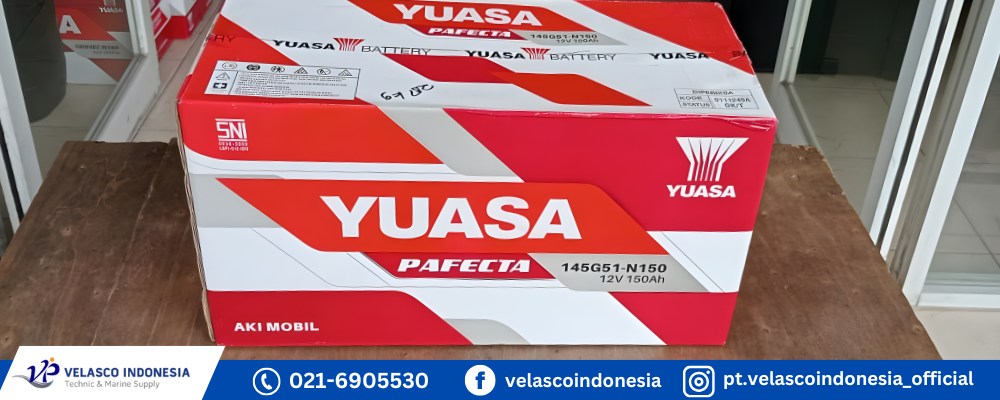 Supplier Aki Kapal Yuasa N150 Terpercaya