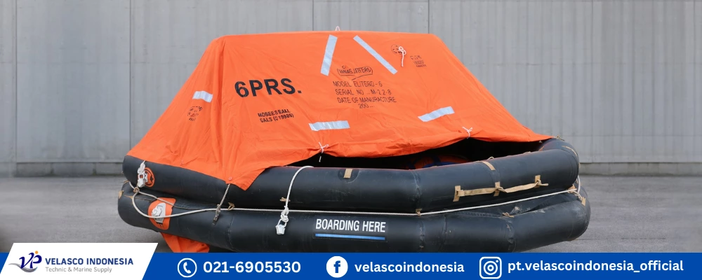 Jual Liferaft Kapal Kapasitas 6 Orang Berkualitas