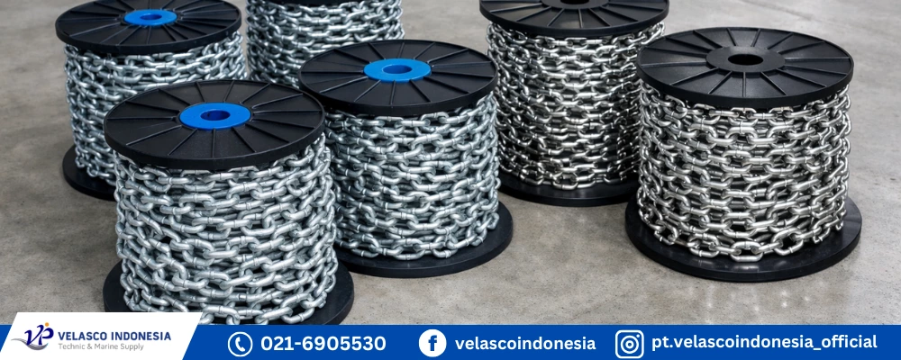 Supplier Rantai Galvanis Stainless Steel Terlengkap